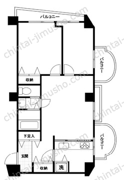 セントラル第二青山の間取図