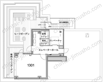H1O芝公園の間取図