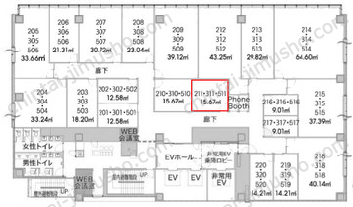 H1O日本橋茅場町の間取図