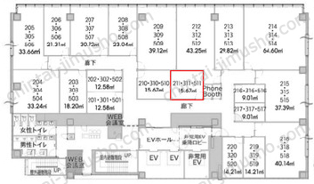 H1O日本橋茅場町の間取図