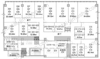 H1O日本橋茅場町の間取図