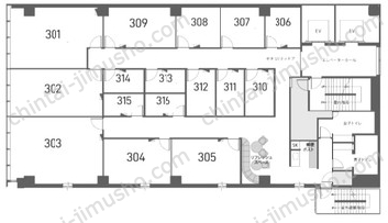 H1O西新宿の間取図