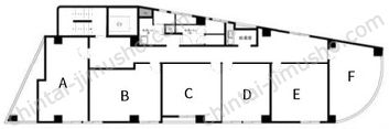 Hachioji R-Bld.の間取図