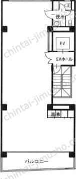 岡田ビルの間取図