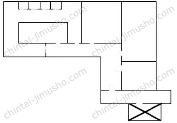 成田ビル2Fの間取図