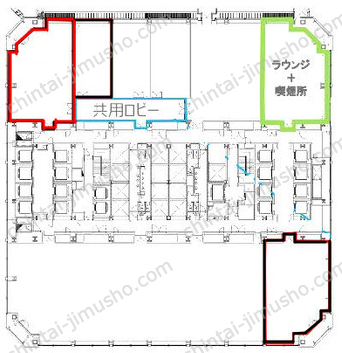晴海アイランドトリトンスクエアオフィスタワーXの間取図