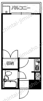 アルカディア下北沢2階の間取図