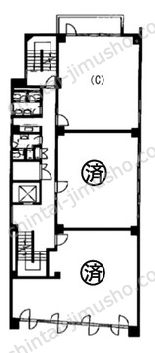 大宮イーストビル／ワイムビジネスプラザ大宮の間取図