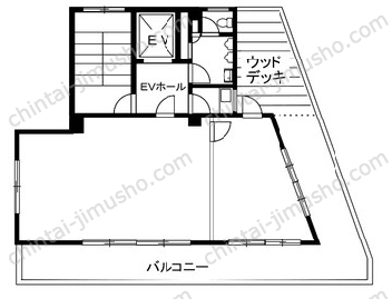 喜助内神田3丁目ビル6階の間取図
