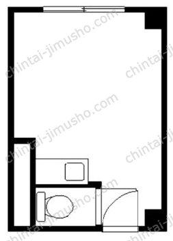 赤坂レジデンシャルホテル7階の間取図