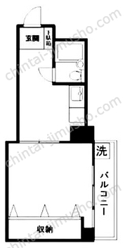 モンターニュ国領3階の間取図
