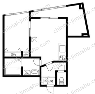 北品川YTビル3階の間取図