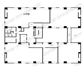 KDX船橋ビル6階の間取図