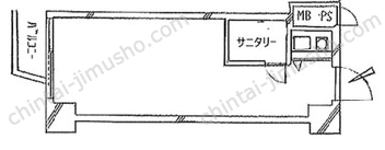 アルベルゴ乃木坂の間取図