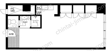 たつむら青山マンションの間取図