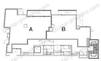 大黒屋ビルヂング8Fの間取図
