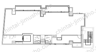立川トーセイビルVI（大黒屋ビル）9階の間取図