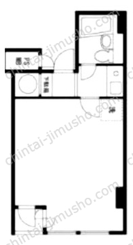 セントラル東銀座6Fの間取図