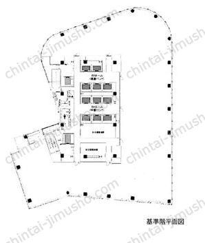 （仮称）渋谷区道玄坂二丁目計画22階の間取図