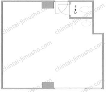赤坂レジデンシャルホテル6階の間取図