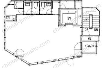 ARISTO三田9階の間取図