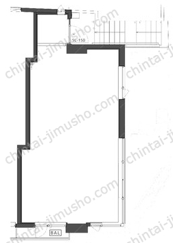 クーカイ・テラス元麻布2階の間取図