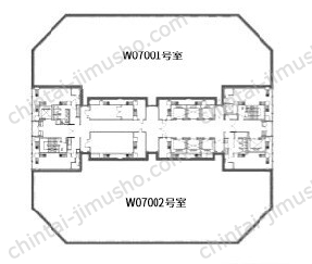 新川崎ツインタワー7Fの間取図