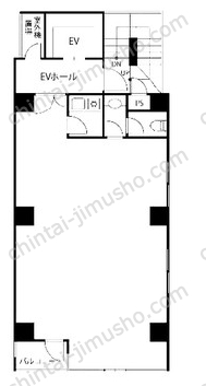 クレール神楽坂6階の間取図