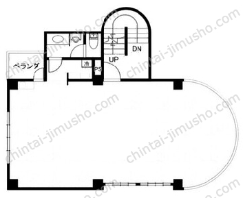 （仮称）東住吉8丁目貸店舗事務所3Fの間取図