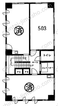 セントラルビルの間取図
