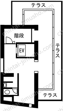 新赤坂ビル6Fの間取図