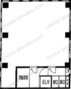 第五安田ビル2階の間取図