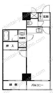 ベルメゾン池袋の間取図