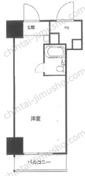 東池袋パレスの間取図