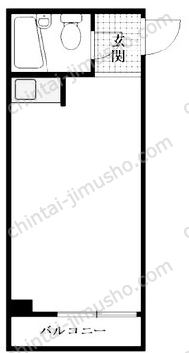芝ダイヤハイツ7階の間取図