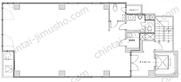 TKK新橋ビルの間取図