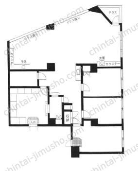 新千葉プラザ2Fの間取図