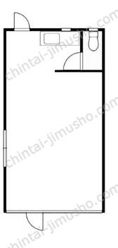 田中ビル1階の間取図