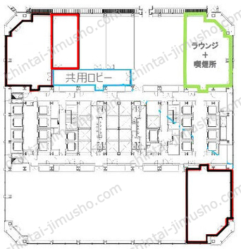 晴海アイランドトリトンスクエアオフィスタワーXの間取図