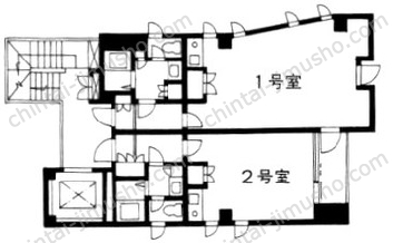 第18シグマビルディング小石川5階の間取図