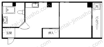 エンドーハウス2階の間取図