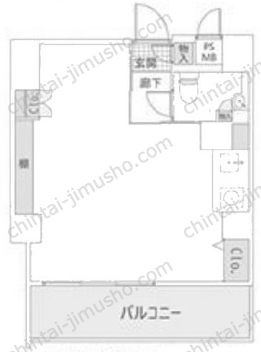 ドルミ五反田アンメゾンの間取図