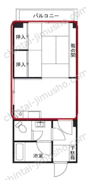 第二サンユービル4階の間取図
