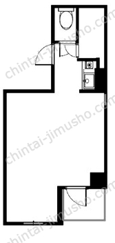 関内蓬莱ビル4階の間取図