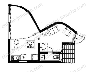 SHINJUKU NEW VILLA1階の間取図