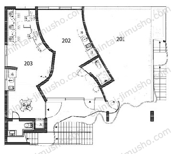 SHINJUKU NEW VILLA2階の間取図