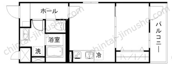 コスモヒルズの間取図