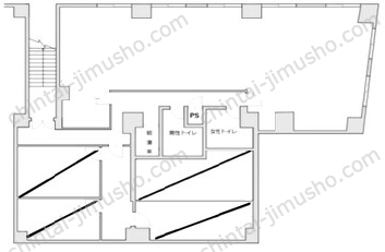 イトーピア六本木2階の間取図