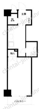 ライオンズマンション台町1階の間取図