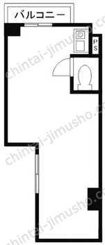 リヨンドール赤坂1階の間取図